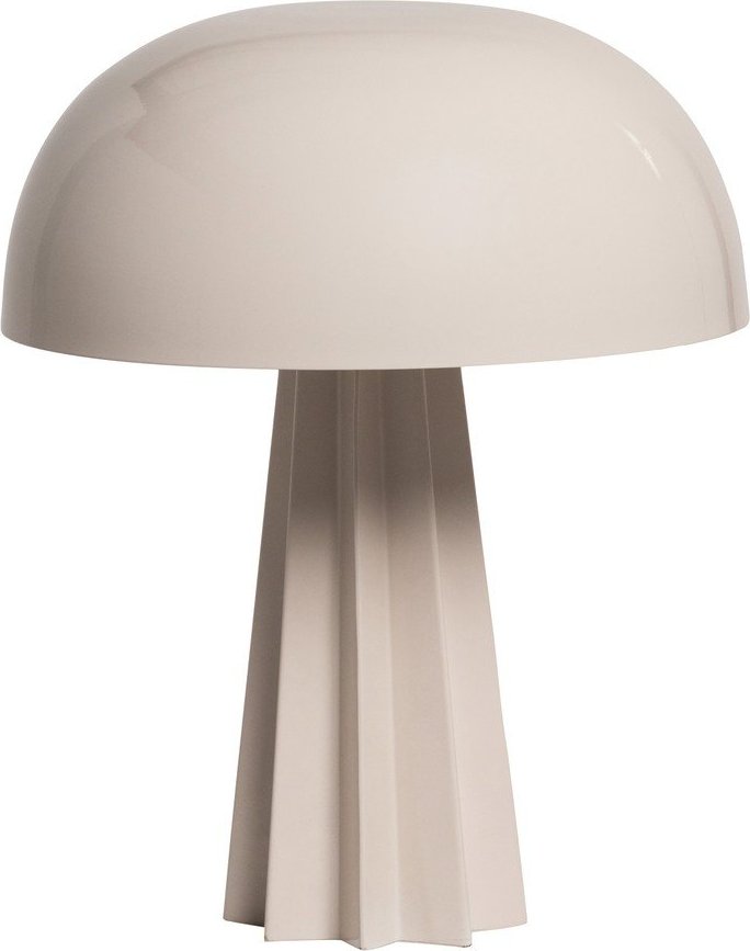 Krémová kovová stolní lampa (výška 29 cm) Virel – WOOOD WOOOD