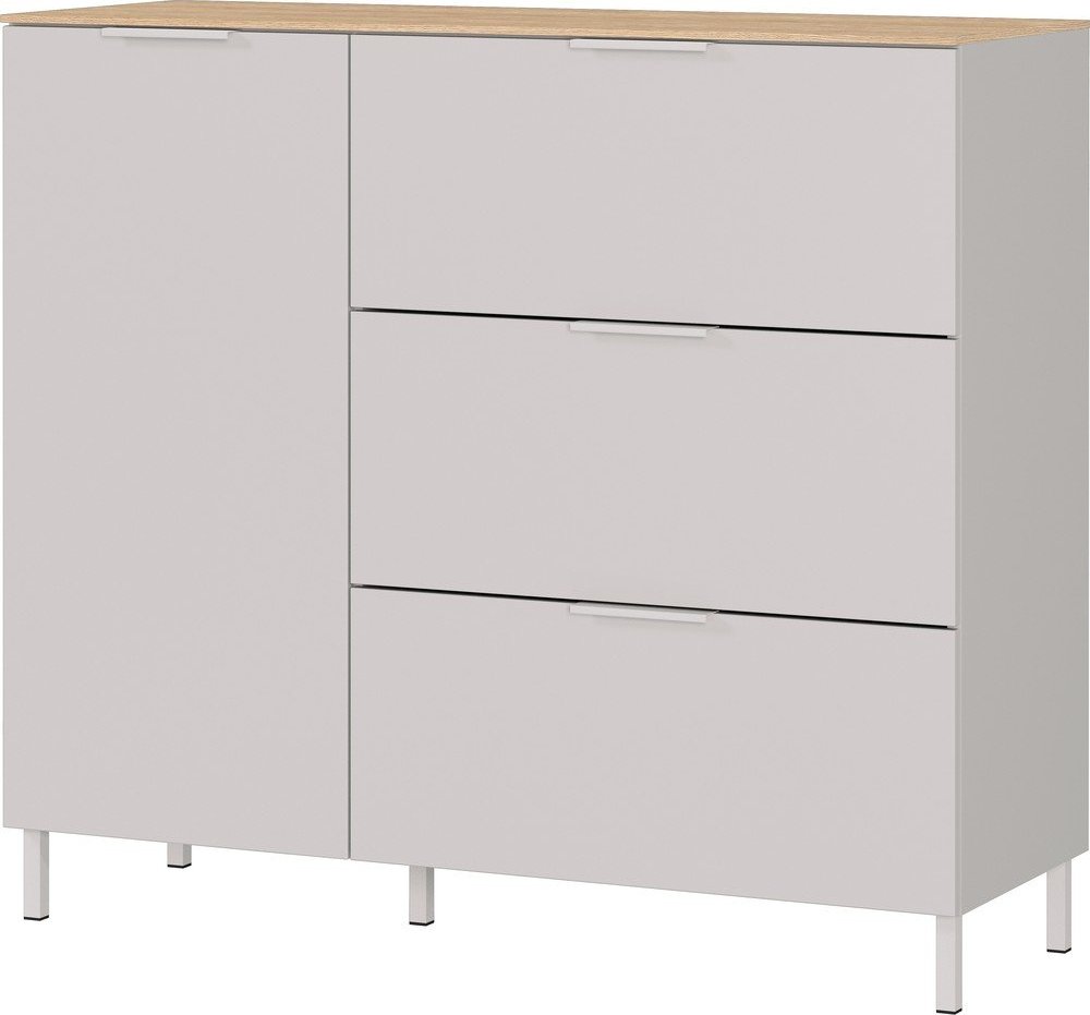 Krémová matná skříňka 109x98x40 cm Savoca – Germania Germania