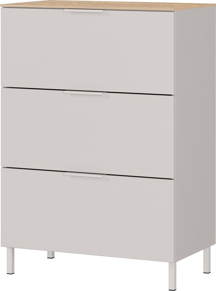 Krémová matná skříňka 68x98x40 cm Savoca – Germania Germania