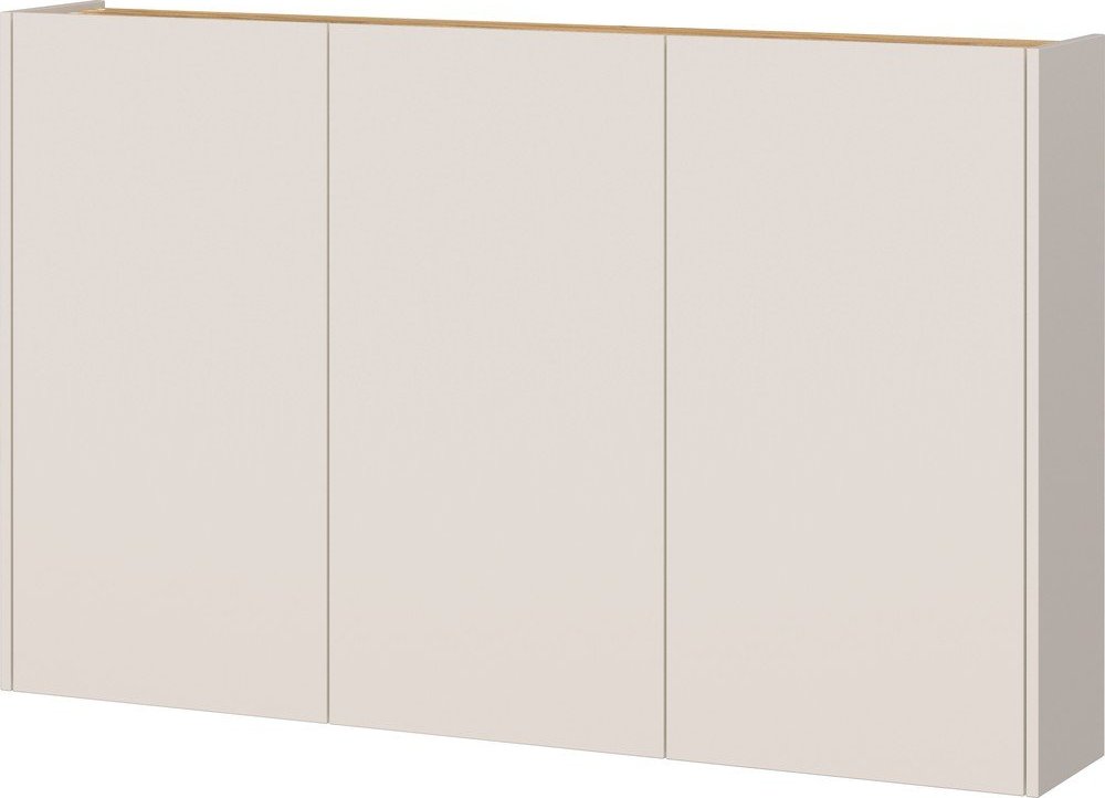 Krémová skříňka v dekoru dubu 138x87x25 cm Libbiano – Germania Germania