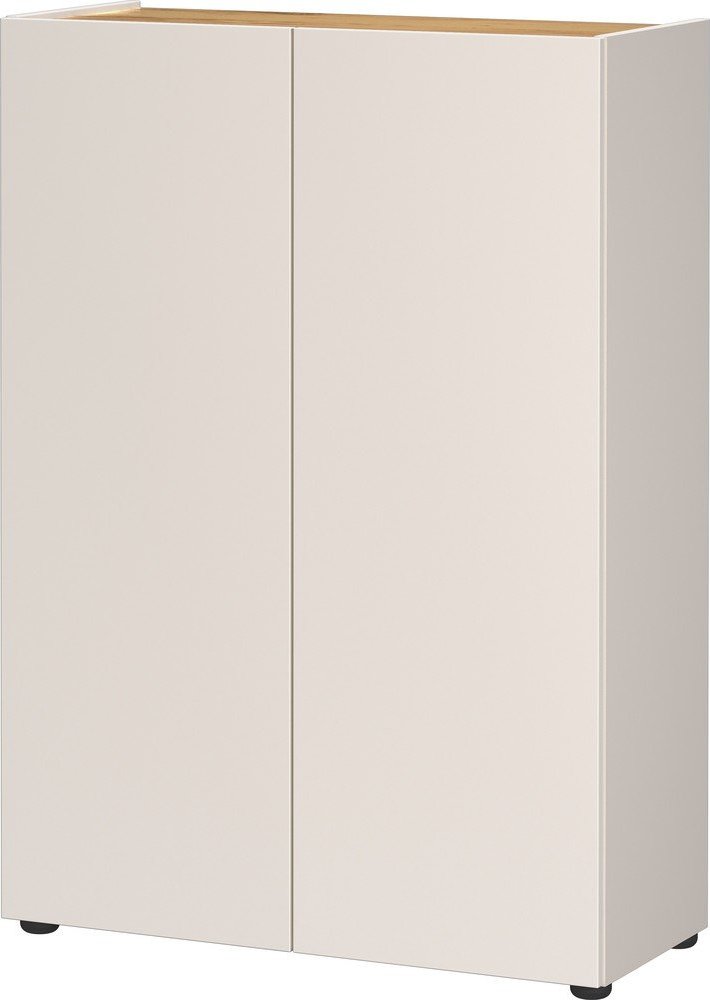 Krémová skříňka v dekoru dubu 74x105x33 cm Alviano – Germania Germania