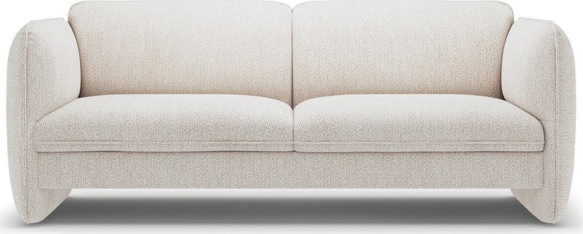 Krémová žinylková pohovka 204 cm Georgia – Micadoni Micadoni