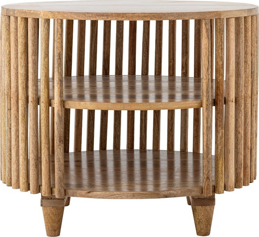 Kulatý konferenční stolek z mangového dřeva v přírodní barvě ø 60 cm Sali – Bloomingville Bloomingville