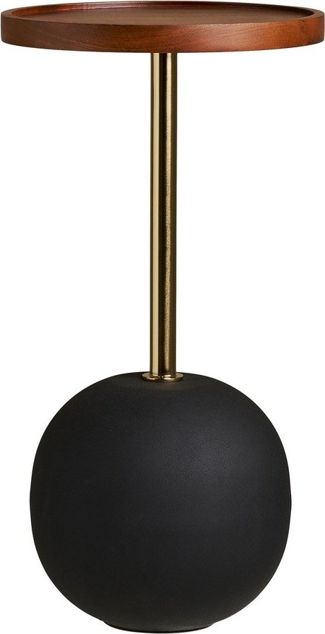 Kulatý odkládací stolek s deskou z mangového dřeva ø 30 cm Sirone – House Nordic House Nordic