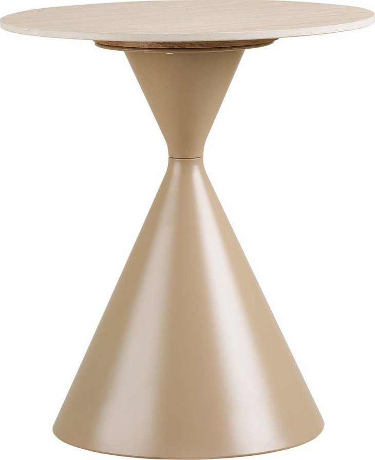 Kulatý odkládací stolek s keramickou deskou ø 50 cm Annecy – House Nordic House Nordic