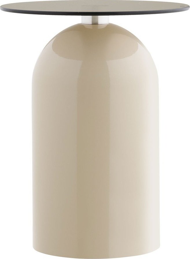 Kulatý odkládací stolek se skleněnou deskou ø 40 cm Ravello – House Nordic House Nordic