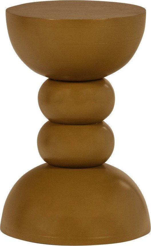 Kulatý odkládací stolek z mangového dřeva ø 35 cm Miel – WOOOD WOOOD