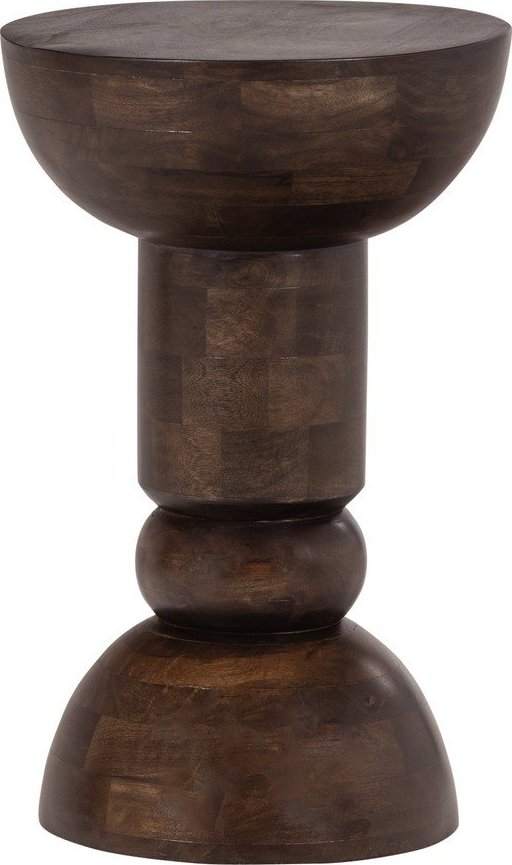 Kulatý odkládací stolek z mangového dřeva ø 46 cm Emel – WOOOD WOOOD