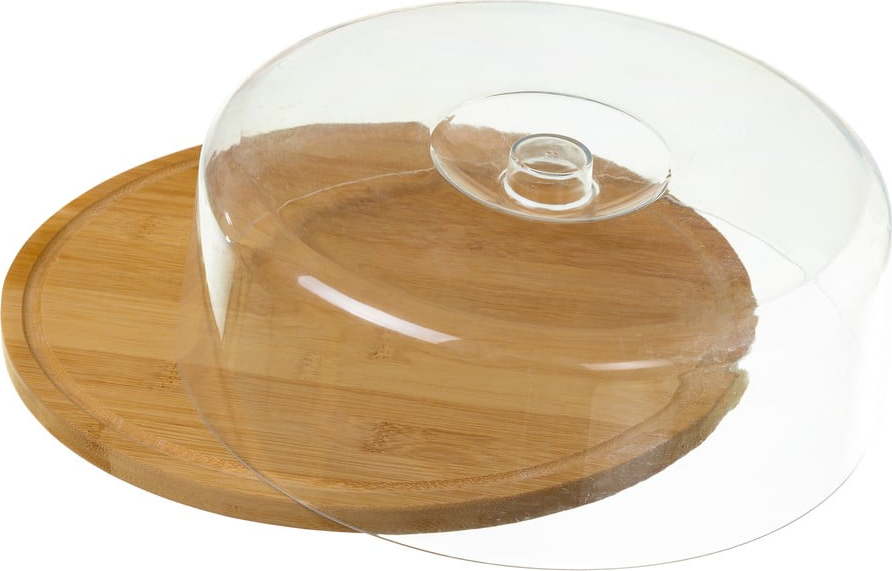 Kulatý podnos z bambusu s víkem Casa Selección Bamboo Casa Selección