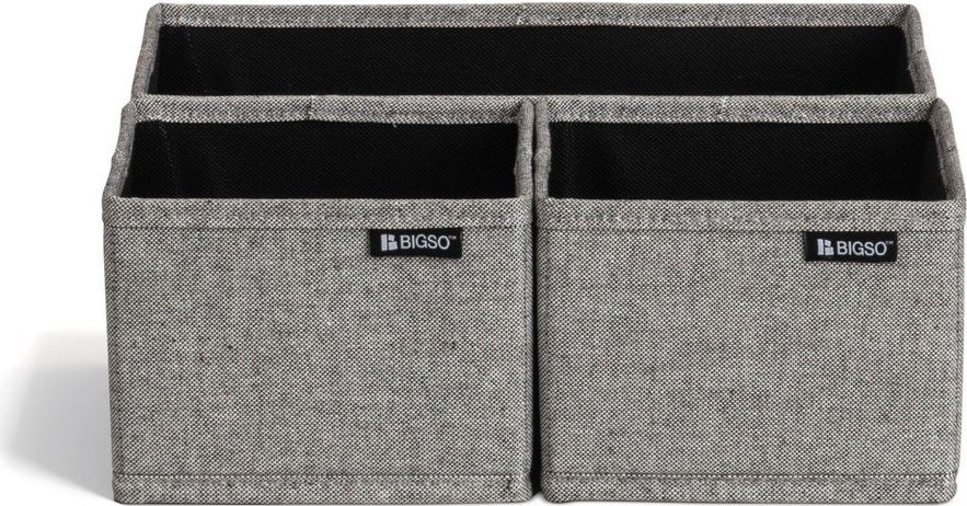 Látkové organizéry do šuplíku v sadě 3 ks Soft Storage – Bigso Bigso