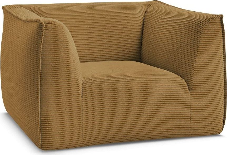 Manšestrové křeslo v hořčicové barvě Giorgia – Bobochic Paris Bobochic Paris