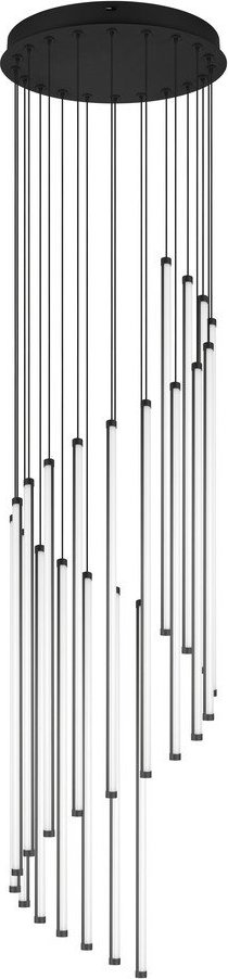 Matně černé LED stmívatelné závěsné svítidlo ø 37 cm Baxter – Trio TRIO