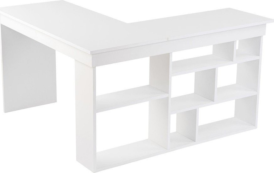 Matný rohový pracovní stůl 120x130 cm Vesper – Kalune Design Kalune Design