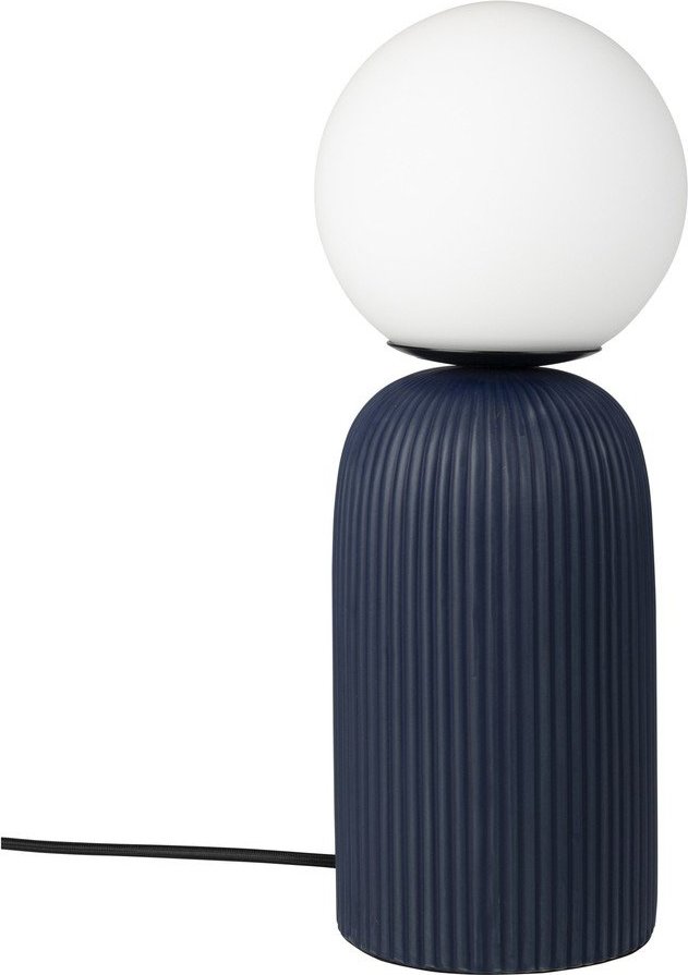 Modrá keramická stolní lampa se skleněným stínidlem (výška 38 cm) Dash – Zuiver Zuiver