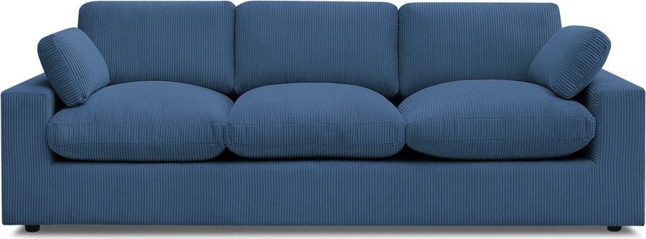 Modrá manšestrová pohovka 250 cm Belair – Bobochic Paris Bobochic Paris