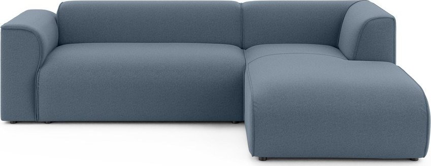 Modrá rohová pohovka (pravý roh/s lenoškou) Merid – Ropez Ropez