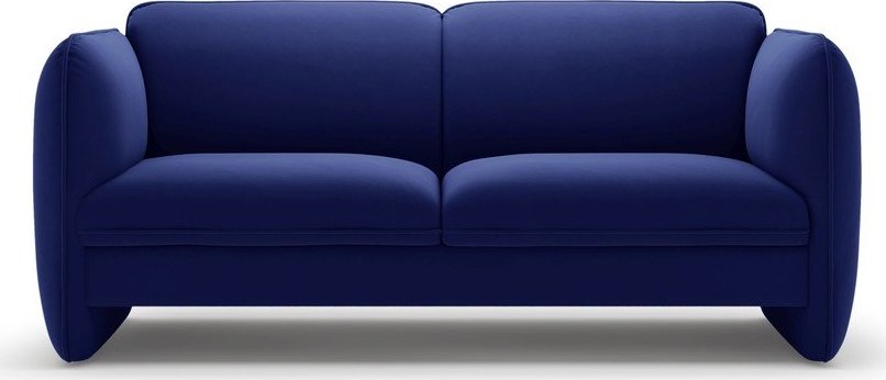 Modrá sametová pohovka 168 cm Georgia – Micadoni Micadoni