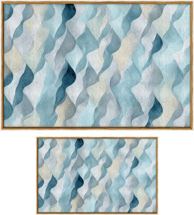 Modré koupelnové předložky v sadě 2 ks 60x100 cm – Foutastic Foutastic