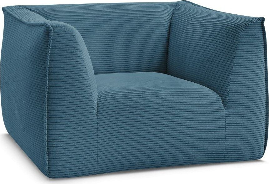 Modré manšestrové křeslo Giorgia – Bobochic Paris Bobochic Paris