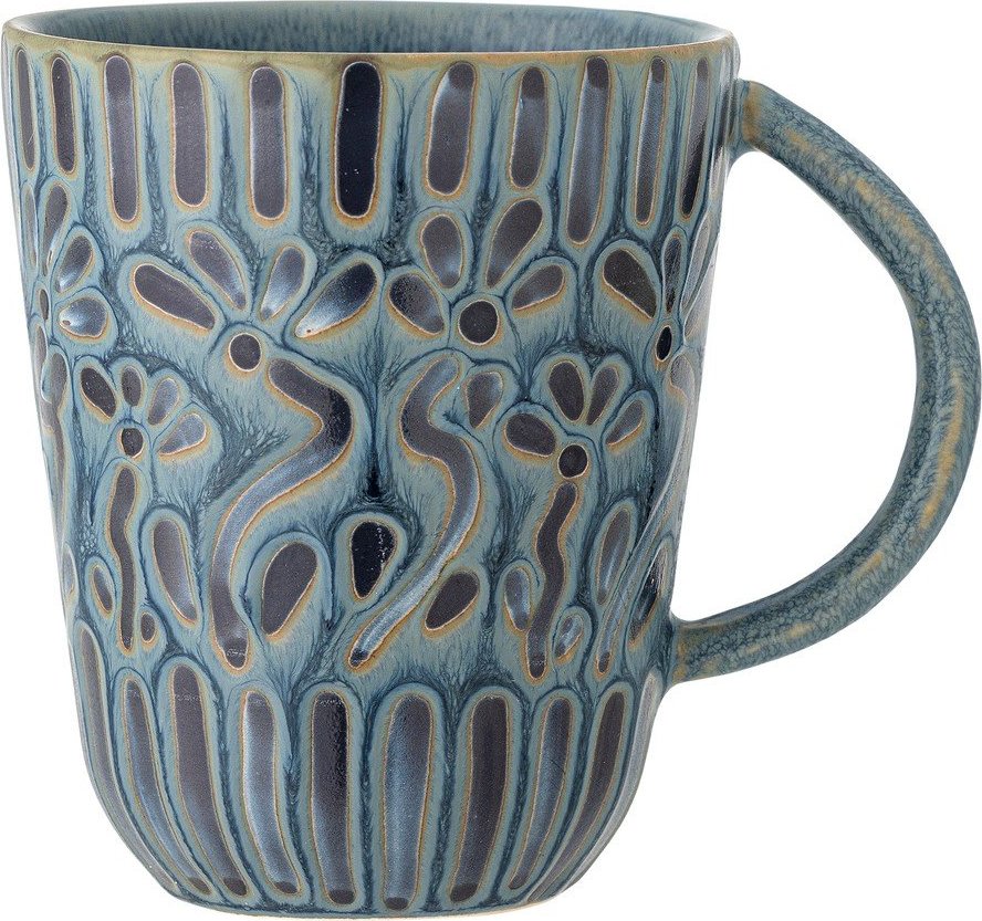 Modrý kameninový hrnek 150 ml Samsin – Bloomingville Bloomingville