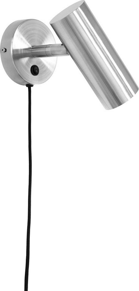 Ocelové nástěnné svítidlo do zásuvky ve stříbrné barvě Paris – House Nordic House Nordic