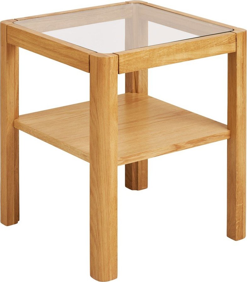 Odkládací stolek se skleněnou deskou 40x40 cm Lourmarin – House Nordic House Nordic