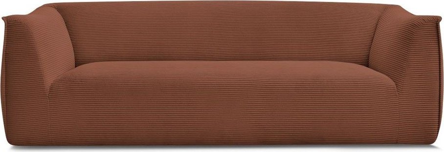 Oranžová manšestrová pohovka 242 cm Giorgia – Bobochic Paris Bobochic Paris