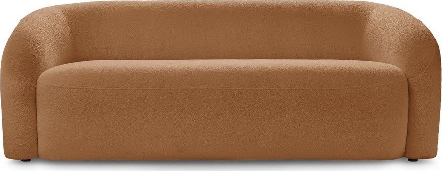 Oranžová pohovka z textilie bouclé 193 cm Elina – Bobochic Paris Bobochic Paris