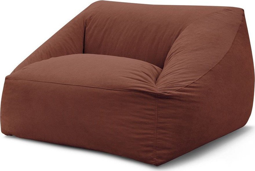 Oranžový manšestrový sedací vak Lilibet – Bobochic Paris Bobochic Paris