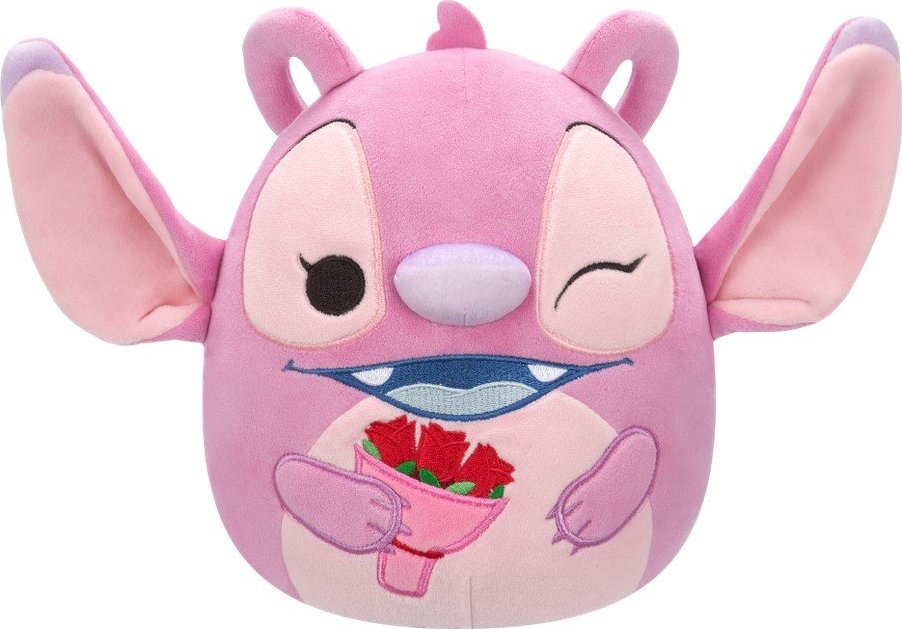 Plyšová hračka Disney Stitch Angel – SQUISHMALLOWS SQUISHMALLOWS