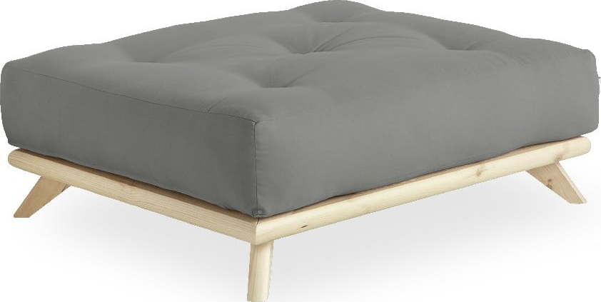 Podnožka Karup Design Senza Natural Clear/Grey Karup