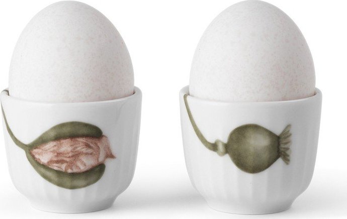 Porcelánové stojánky na vajíčka v sadě 2 ks Hammershøi Poppy – Kähler Design Kähler Design