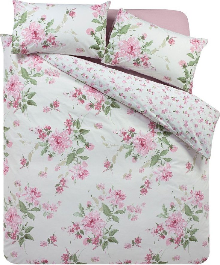 Povlečení na jednolůžko 135x200 cm Avebury Floral – Catherine Lansfield Catherine Lansfield