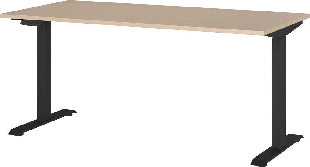 Pracovní stůl s elektricky nastavitelnou výškou v dekoru dubu 80x160 cm – Germania Germania