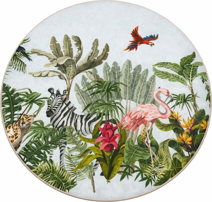 Pratelný dětský koberec ø150 cm Jungle – Mila Home Mila Home