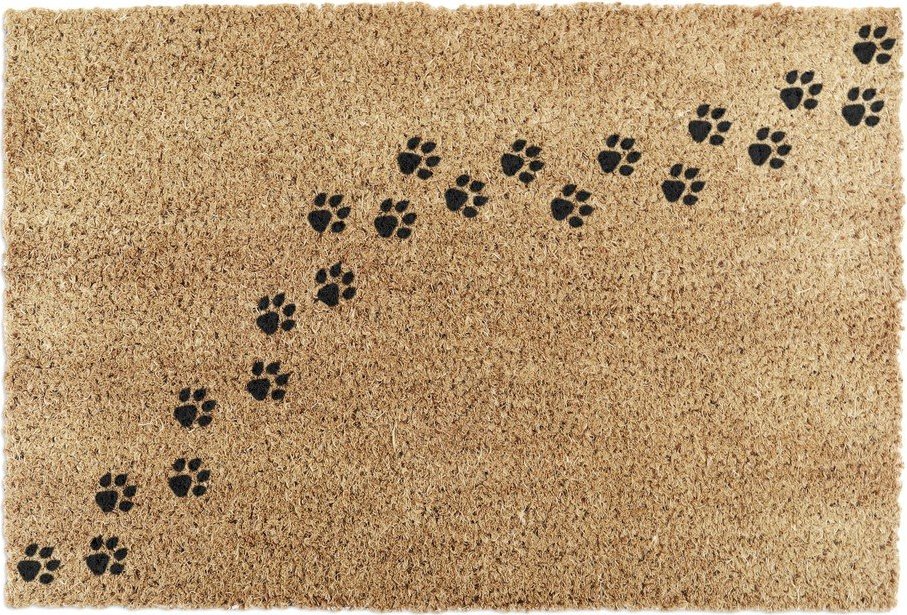 Rohožka z kokosového vlákna 40x60 cm Paw Prints – Artsy Doormats Artsy Doormats