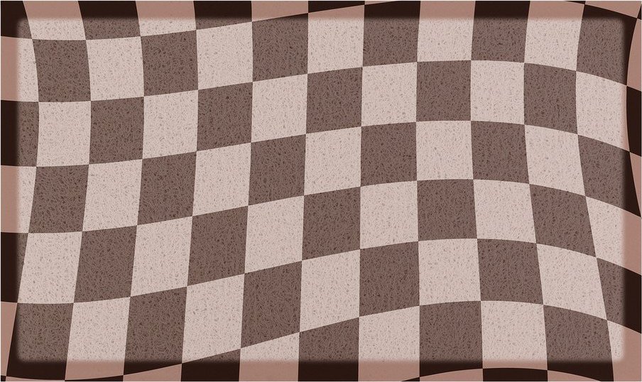 Rohožka z PVC 40x70 cm Checkerboard – Artsy Doormats Artsy Doormats