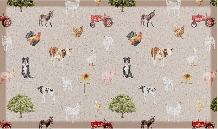 Rohožka z PVC 40x70 cm Farm Life – Artsy Doormats Artsy Doormats