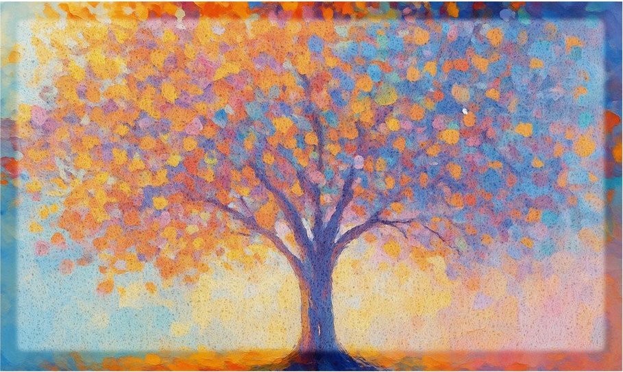 Rohožka z PVC 40x70 cm Tree Of Life – Artsy Doormats Artsy Doormats