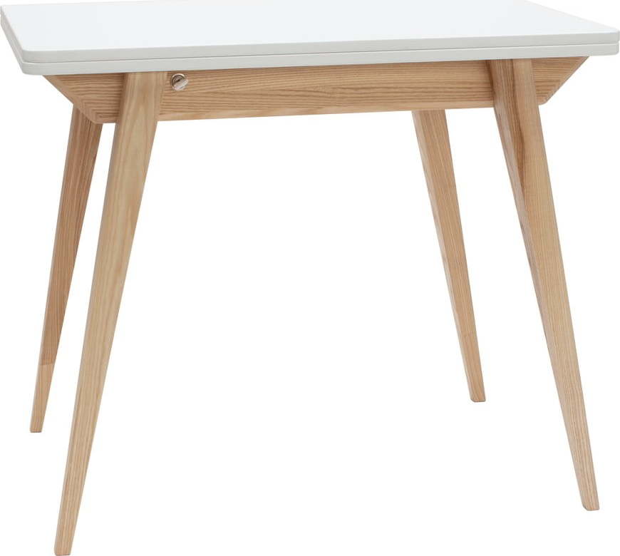 Rozkládací jídelní stůl s bílou deskou 65x90 cm Envelope – Ragaba Ragaba