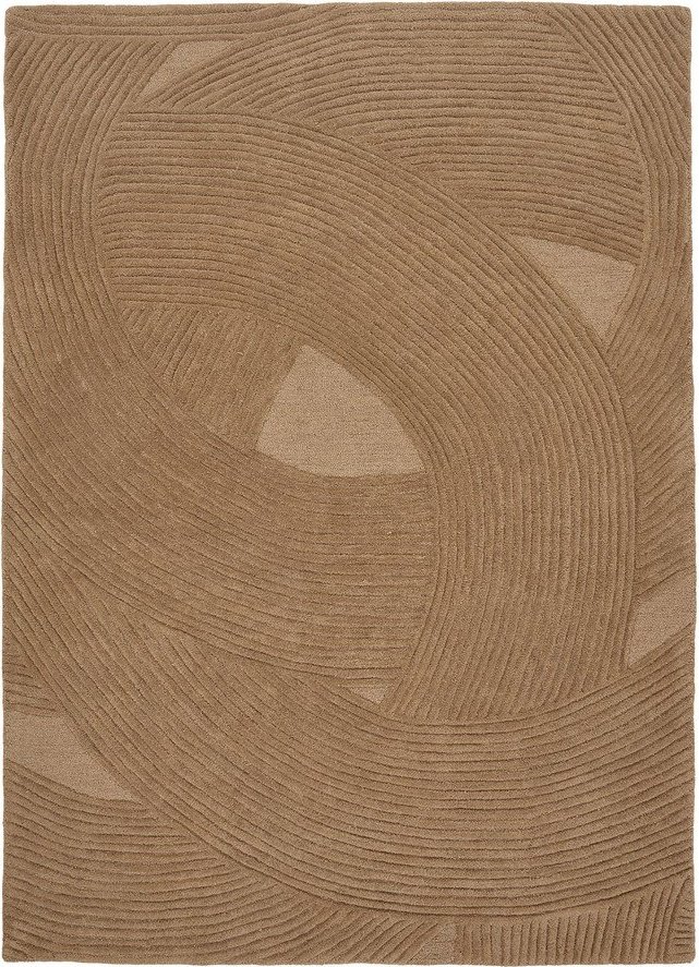 Ručně tkaný vlněný koberec v tmavě přírodní barvě 160x230 cm Pune – House Nordic House Nordic