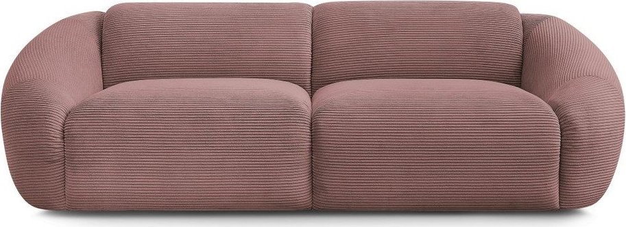 Růžová manšestrová pohovka 250 cm Tina – Bobochic Paris Bobochic Paris