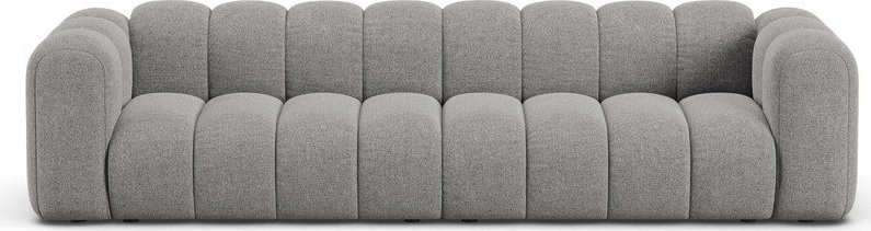 Šedá žinylková pohovka 290 cm Lupine – Micadoni Micadoni