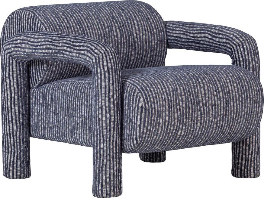 Šedomodré křeslo Lenny – WOOOD WOOOD