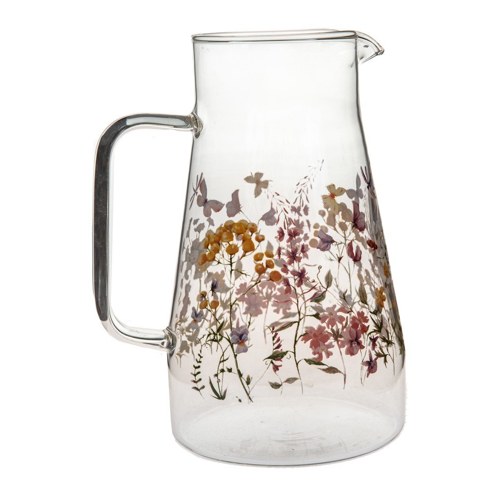Skleněný džbán Flowers – Dakls Dakls