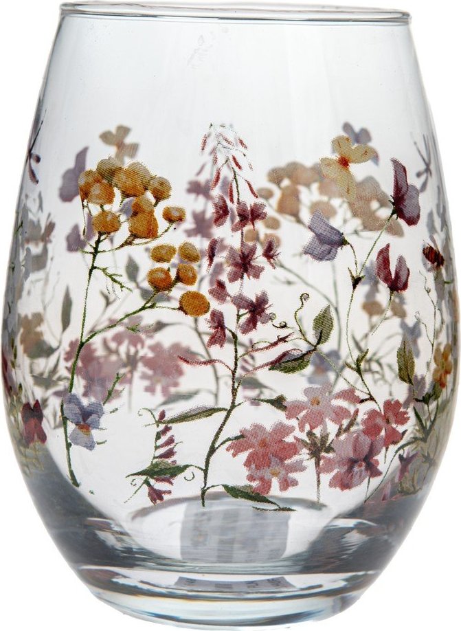 Sklenice 420 ml Flowers – Dakls Dakls