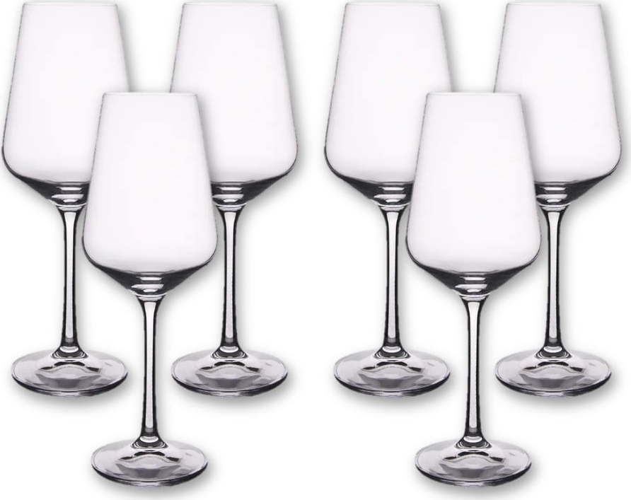 Skleničky v sadě 6 ks na víno 250 ml Sandra – Orion Orion