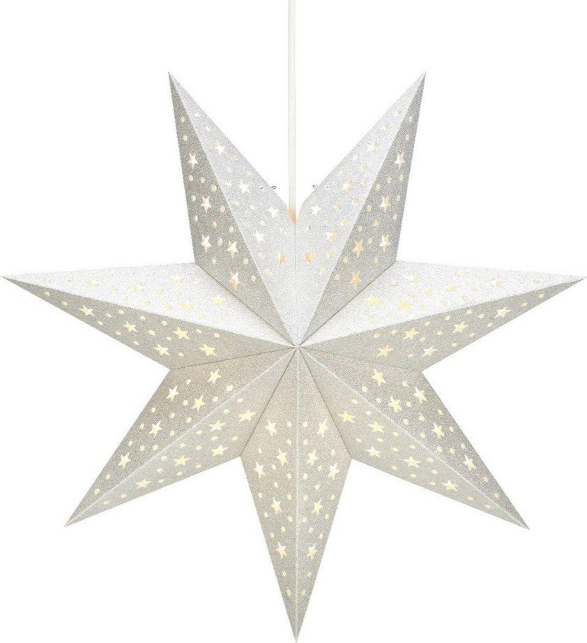 Světelná dekorace s vánočním motivem ve stříbrné barvě ø 45 cm Solvalla – Markslöjd Markslöjd