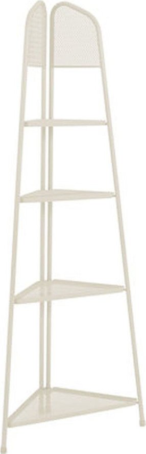 Světle béžová kovová rohová police na balkon Garden Pleasure MWH