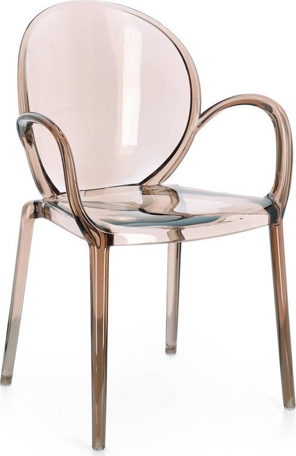 Světle hnědá plastová zahradní židle Camilla – Bizzotto Bizzotto